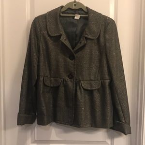 Metallic J. Crew jacket